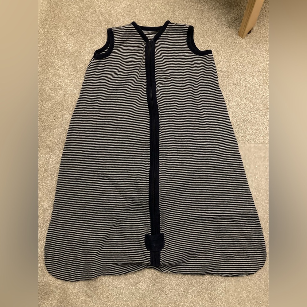 Burt’s Bees Baby Beekeeper wearable blanket - size L (12-18M) - classic stripe